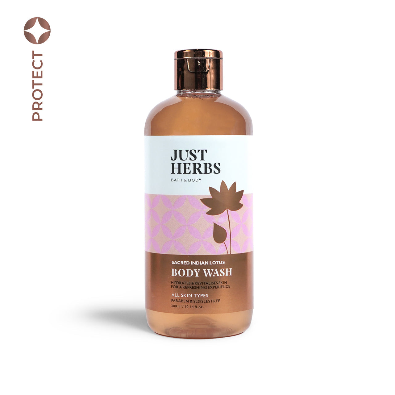 Just Herbs Sacred Indian Lotus Body Wash