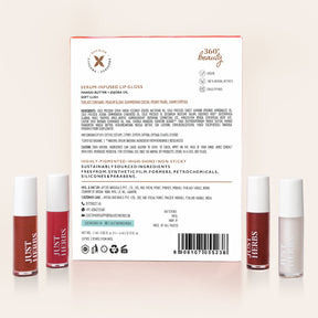 JUST HERBS Serum-Infused Lip Gloss - Soft Lush