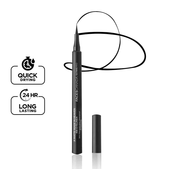 Facescanada Ultime Pro A Matte Made in Heaven Ink liner Black Waterproof felt-tip eyeliner