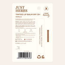 Just Herbs Tinted Lip Balms SPF 20+