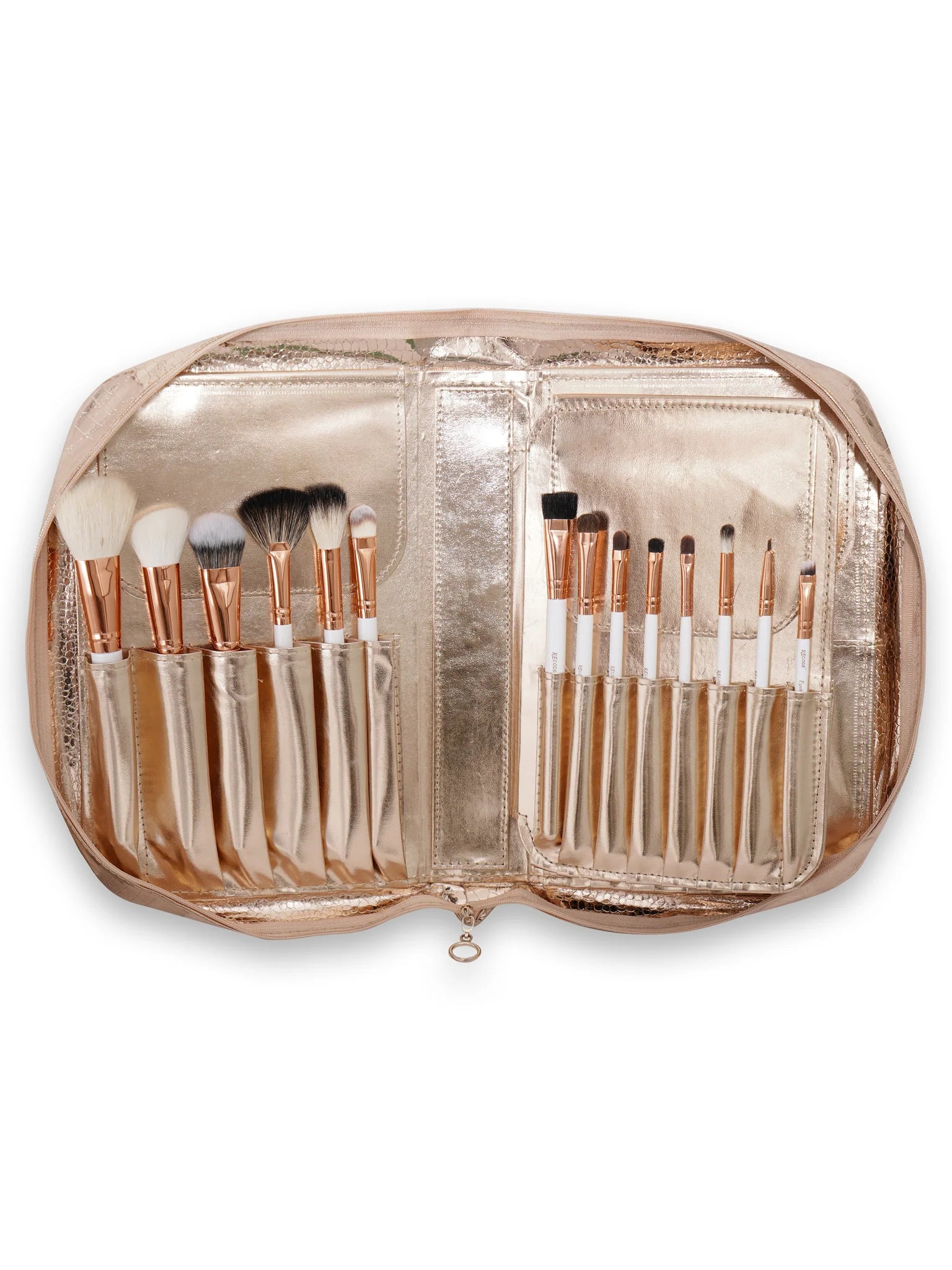 Recode Brush 17-pcs Set with Premium Rose Gold Pouch