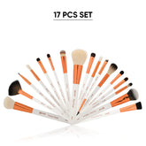 Recode Brush 17-pcs Set with Premium Rose Gold Pouch