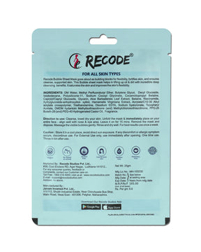 Recode Bubble Sheet Mask