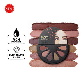 Faces canada 6 in 1 Eyeshadow Palette Glam up Your Eyes with 6 Intense Shades