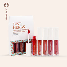 Just Herbs Full-Size Herb Enriched Matte Liquid Lipstick Kit - Set of 5