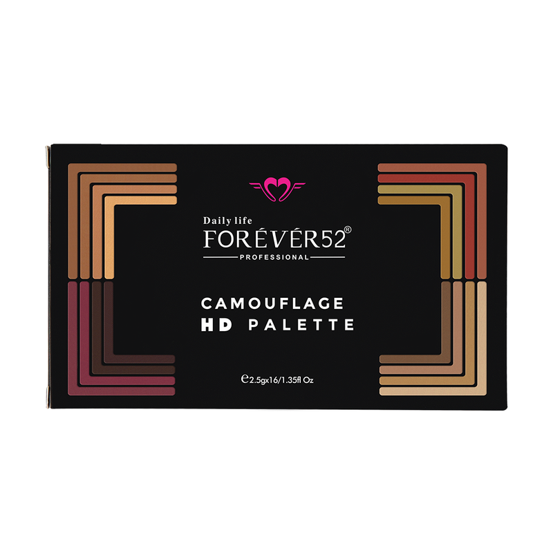 Forever 52 16 Color Camouflage Face Palette - CHP002