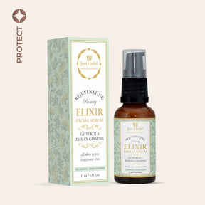 Just Herbs Glow Boosting Face serum with Gotukola and Indian Ginseng