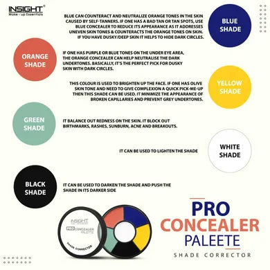 Insight PRO CONCEALER PALETTE-SHADE CORRECTOR (15 G)