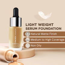 Facescanada Ultime Pro Second Skin Foundation Lightweight serum foundation