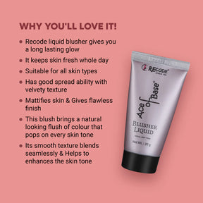 Recode Liquid Blusher Ace Of Base - 20 Gms