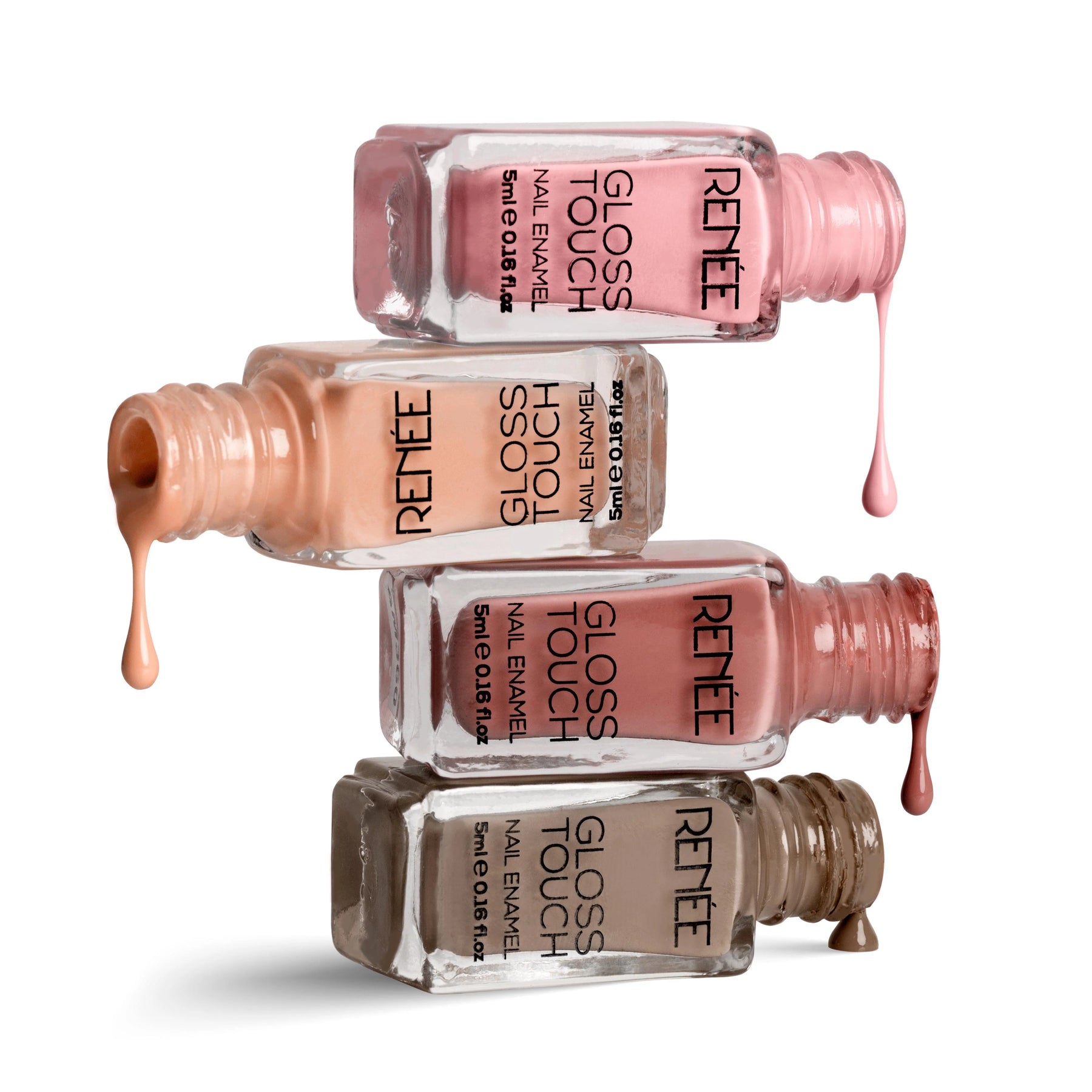 RENEE Gloss Touch Set Of 4 Nail Enamels 5 ml