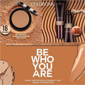 COLORBAR 24HRS WEAR WEIGHTLESS POWDER FOUNDATION