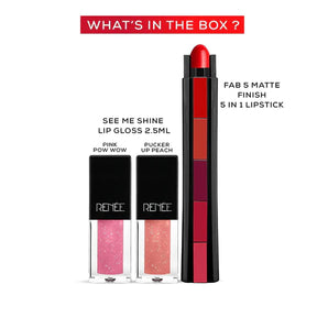 RENEE Juicy Lips Makeup Combo