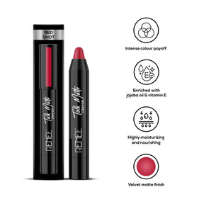 RENEE Talk Matte Crayon Lipstick 4.5gm