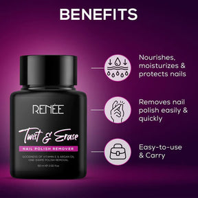 RENEE Twist & Erase Nail Polish Remover