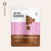 Just Herbs Age-defying Serum Sheet Mask with Plant Based Retinol