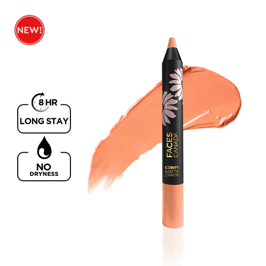 faces canada Comfy Matte Crayon Rich, One-Stroke Long-Stay Colors