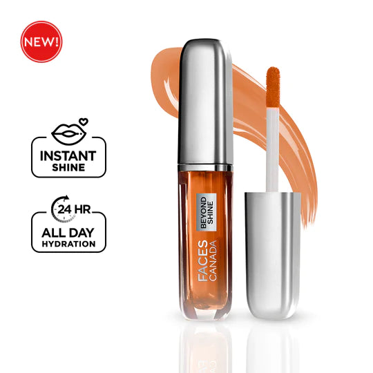 faces canada Beyond Shine Lip Gloss Non-Sticky, Luxurious, Glossy Lips